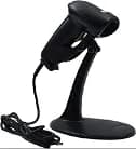 USB barcode scanner with stand