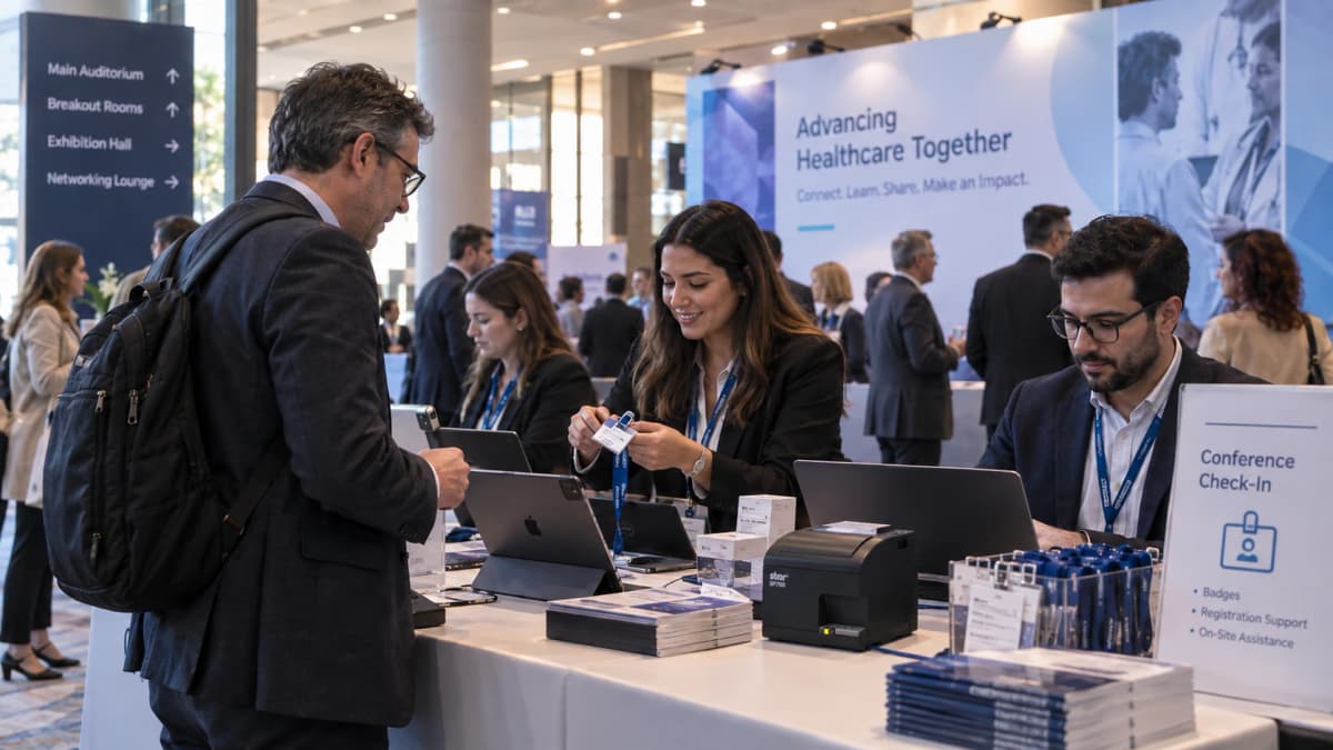 medical conference connectivity and event hardware